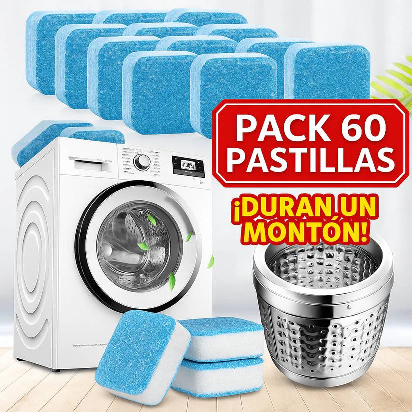 Pastillas limpia lavadora